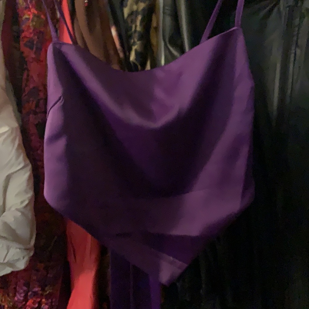 NASTY GAL SCARF TOP 💜 - Picture 4 of 4